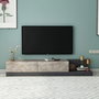 Hanah Home Soporte para TV Gordion Marble y Antracita